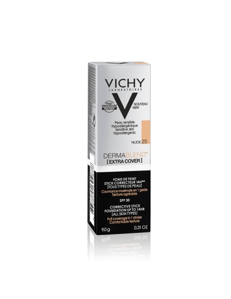 Vichy Dermablend Extra Cover Fondo de Maquillage Stick 14h 25 Nude 9g