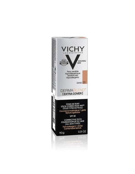 Vichy Dermablend Extra Cover Fondo de Maquillage Stick 14h 35 Arena 9g