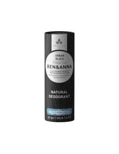 Ben Anna Desodorante Natural Urban Black Stick Tubo de Papel 40g