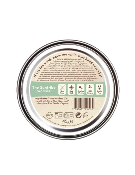 Suntribe Protector Solar SPF50 Blanco Original 45g