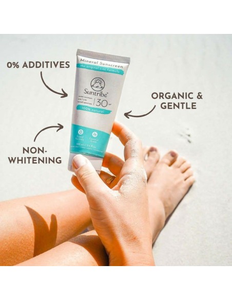 Suntribe Protector Solar Mineral SPF 30 Con Color 100ml