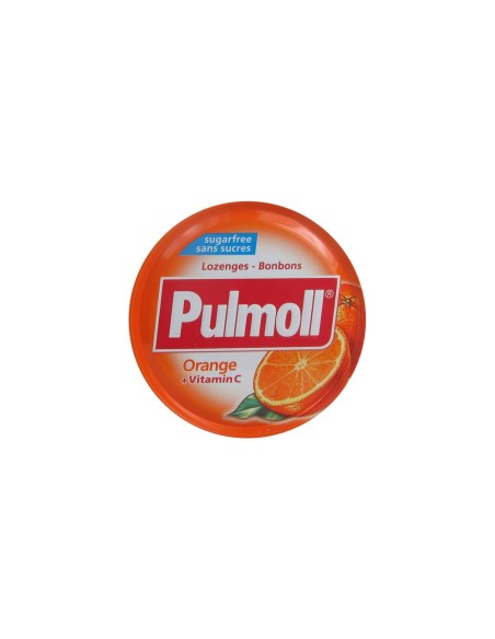 Pulmoll Naranja Tabletas + Vitamina C Sin Azúcar 45gr
