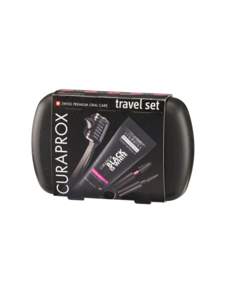 Curaprox Black Is White Set de Viaje