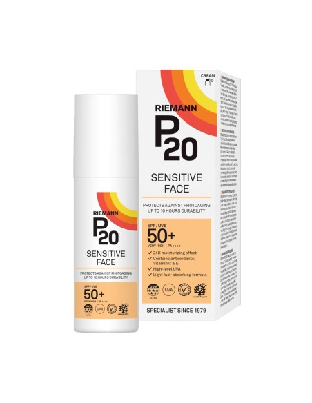 Protector Solar Facial Sensible P20 SPF 50+ Crema 50g