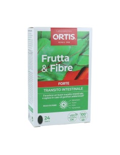 Ortis Frutas y Fibras Efecto Rápido 24 Comprimidos