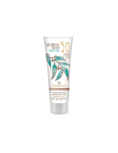 Australian Gold Botanical Loción Facial con Tinte SPF50 Bronceado Medio 89ml