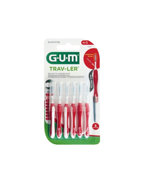 Cepillo Dental Trav-ler Gum 0.8mm x6