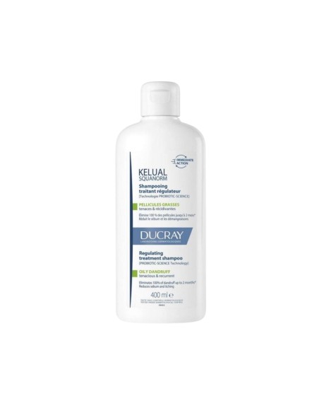 Ducray Kelual Squanorm Champú Caspa Oleosa 400ml