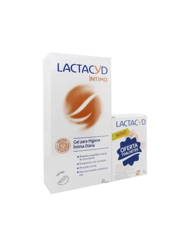 Intimate Lactacyd Soft Gel Pack 400ml + Toallitas x10
