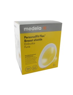 MEDELA PERSONALFIT FLEX TAMAÑO M 24 MM 2 FUNNELES