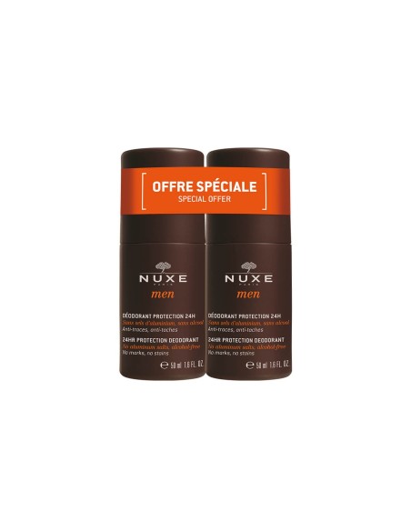 Nuxe Men Desodorante Protección 24h 50mlx2