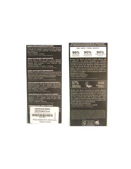 Lazartigue Serum Fortificante para el Cabello Más Fuerte 50ml