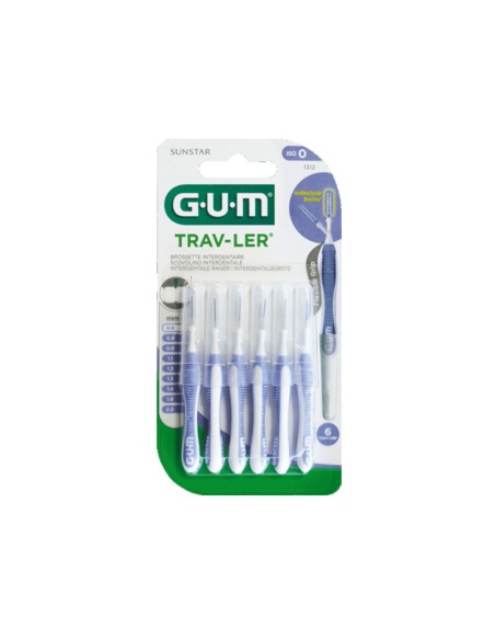 Cepillo Dental Goma Trav-ler 0.6mm x6