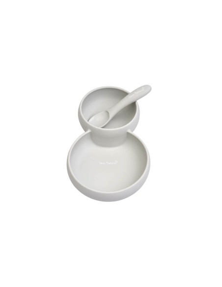 Set de alimentación de silicona Saro "Twin"