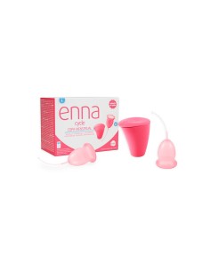 Enna Cycle Copa Menstrual Talla L 2 Unidades + Estuche Esterilizador