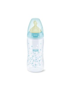 Botella Indicadora de Temperatura de Látex First Choice NUK 6 + M L 300ml 2