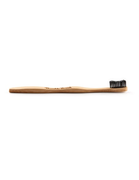 The Humble Co. cepillo de dientes de bambú negro suave para adultos