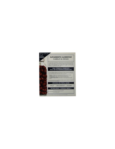 Phytophanere Cápsulas Fuerza Crecimiento Volumen Cabello y Uñas 2x120 cápsulas