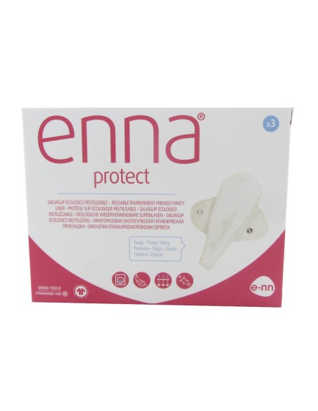 Enna Protect Salvaslip Ecológico Reutilizable Tanga 3 unidades