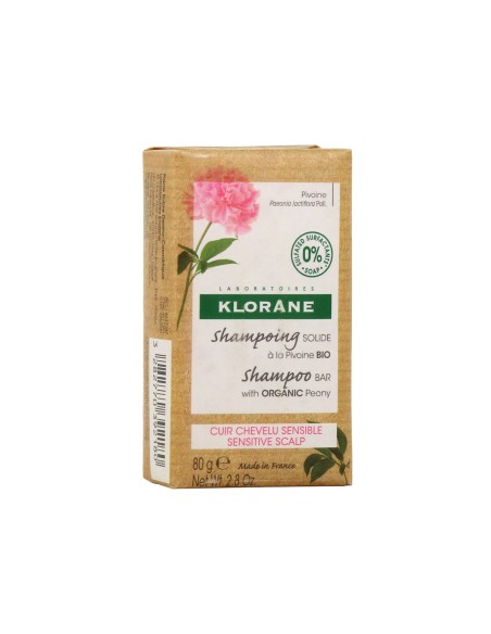 Klorane Shampoo Bar with Organic Peony 80g