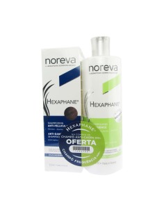 Noreva Pack Hexaphane Champú Anticaspa 250ml y Champú Frecuencia 400ml