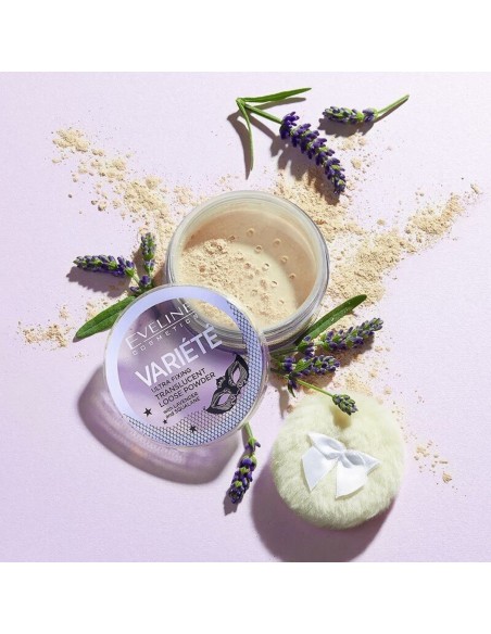 Eveline Cosmetics Variété Polvo Suelto Lavanda y Escualeno 5g