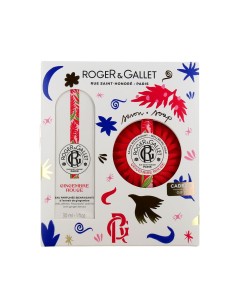 Pack Roger Gallet Gingembre Rouge Agua Perfumada 30ml y Jabón 100g Oferta