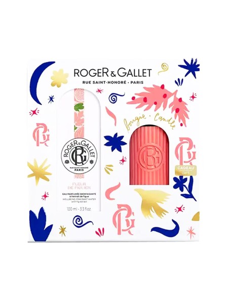 Roger Gallet Pack Fleur de Figuier Agua Perfumada 100ml y Vela Perfumada Oferta