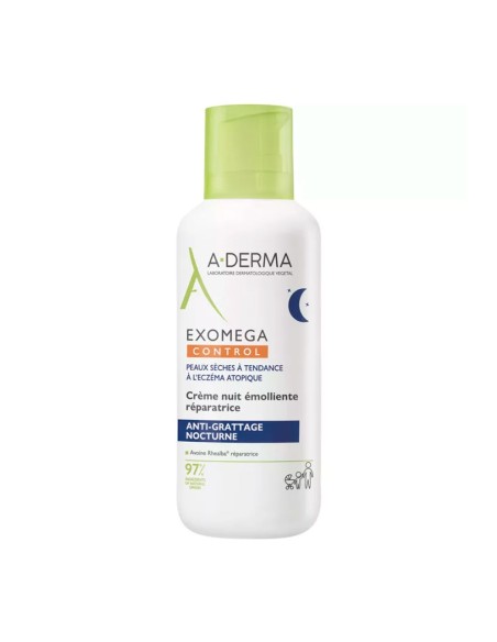 A-Derma Exomega Control Crema de Noche Emoliente 400ml