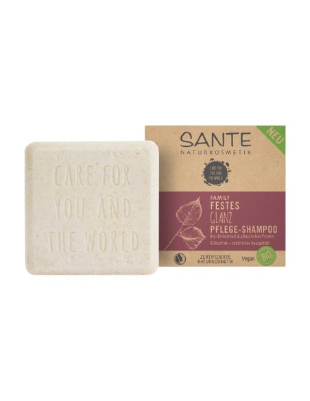 Sante Champú Sólido Brillo con Proteínas Vegetales y Abedul Bio 60g