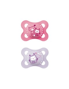 MAM Chupete Original Silicona Rosa 2uds 2-6M