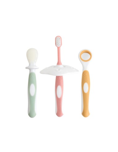 Saro Cepillos de dientes Bebé X3 Rosa