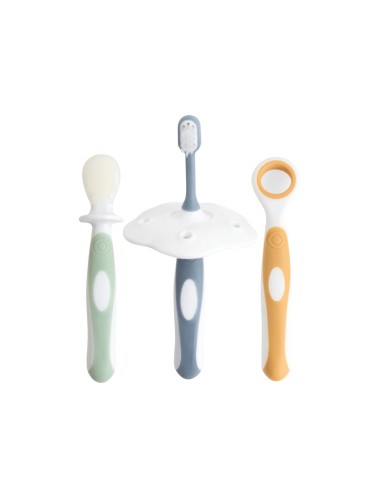Saro Cepillos de dientes Bebé Azul X3