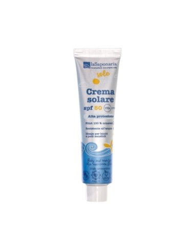 LaSaponaria Protector Solar para Bebés y Piel Sensible SPF50 40ml