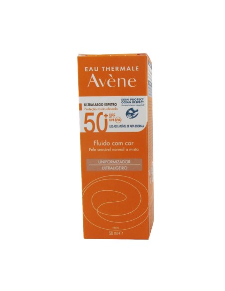 Avène Solar Fluido Con Color SPF50 50ml
