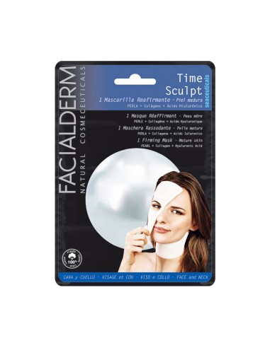 Mascarilla facialderm Time Sculpt para piel madura x1