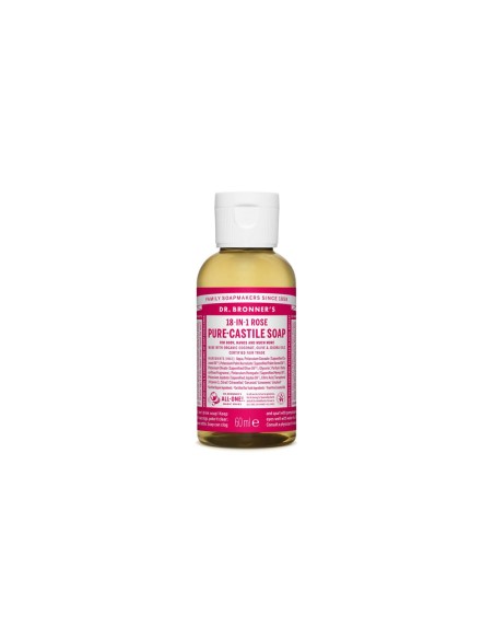 Dr. Bronners Jabón Líquido Biológico Rosa 60ml
