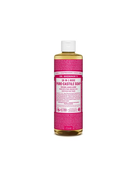 Dr. Bronners Jabón Líquido Biológico Rosa 475ml