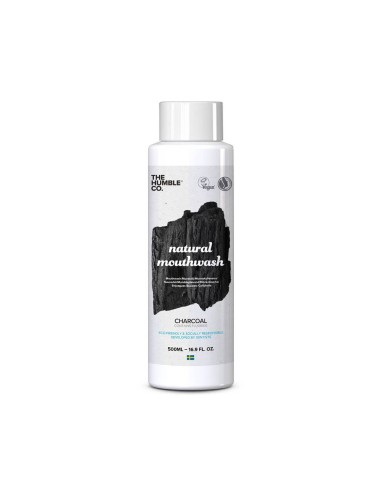 The Humble Co.Enjuague bucal con sabor a menta natural con flúor 500 ml