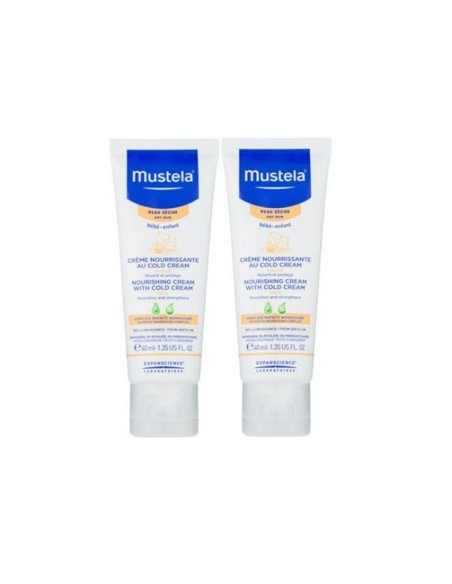 Dúo de cremas frías nutritivas Mustela 40ml