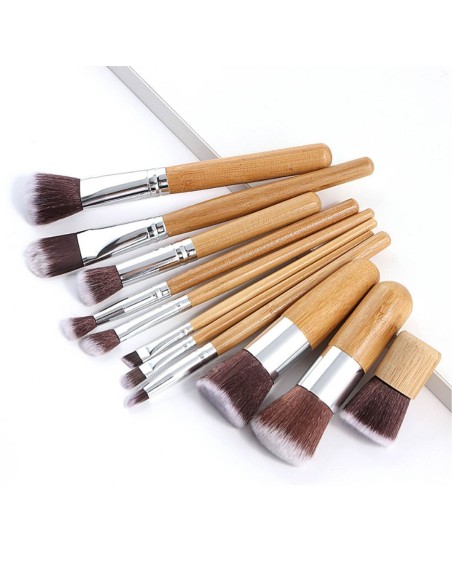 IAM Bamboo Handle Makeup Brush Set