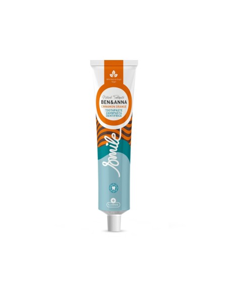 Ben Anna Toothpaste Tube Cinnamon Orange with Fluoride 75ml