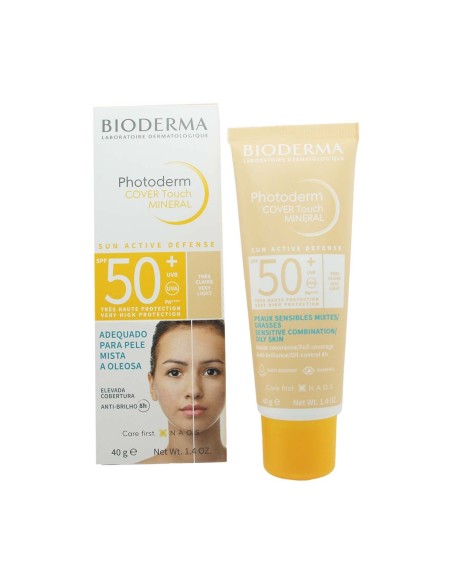 Bioderma Photoderm Cover Touch Mineral SPF50 Muy Ligero 40g
