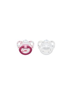 Chupete de Silicona Happy Days NUK 6-18M x2
