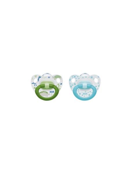 Chupete de Silicona Happy Days NUK 6-18M x2