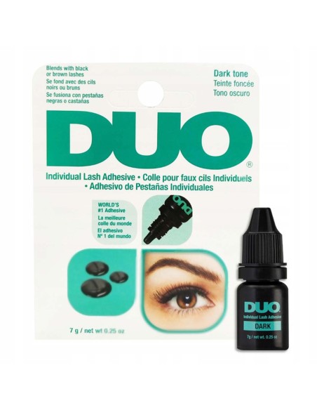 Adhesivo Individual para Pestañas Duo Dark Tone 7g Adhesivo Individual para Pestañas Duo Dark Tone 7g