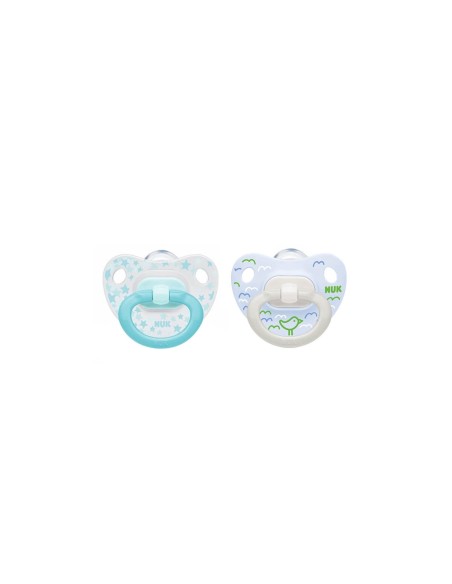 Chupete Silicona Happy Days NUK 0-6M x2