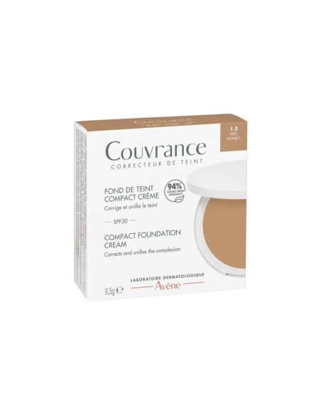 Avène Couvrance Crema Compacta Correctora de Tono 1.3 Miel 8,5g