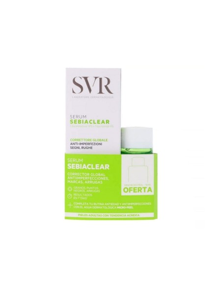 SVR Pack Sebiaclear Serum y Loción Micro-Peel