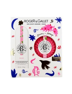 Pack Roger Gallet Rosa Agua Perfumada 30ml y Jabón 100g - Oferta